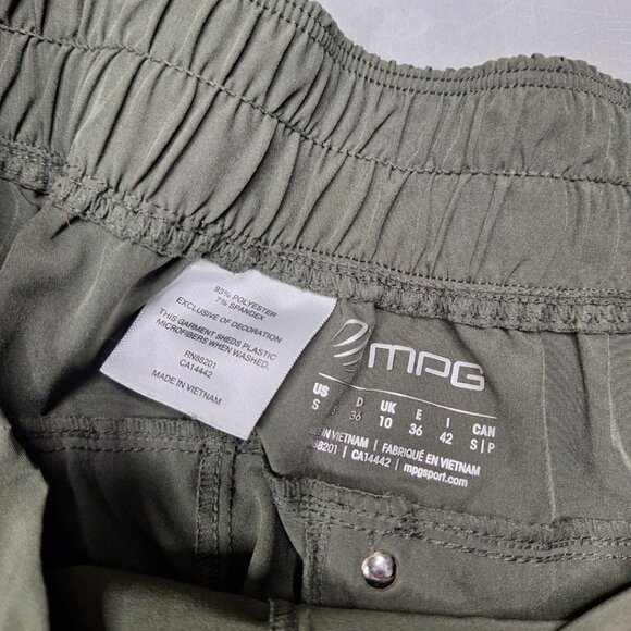 MPG Green Shorts Drawstring Lightweight Athletic Active Womens Small - Picture 2 of 4